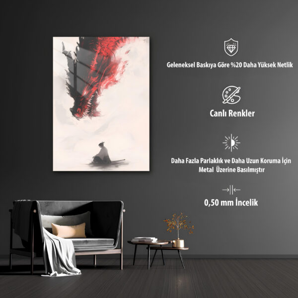Uzakdoğu Kültür Temalı HD Metal Tablo Poster