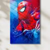 Örümcek Adam Temalı HD Metal Tablo Poster