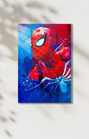 Örümcek Adam Temalı HD Metal Tablo Poster