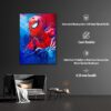 Örümcek Adam Temalı HD Metal Tablo Poster