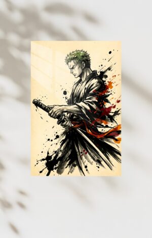 Roronoa Zoro - One Piece HD Metal Poster