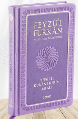 Feyzü'l Furkân Tefsirli Kur'ân-ı Kerîm Meali - Büyük Boy - Ciltli - LİLA