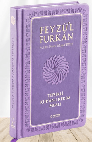a3e99f5584564de180aaa3af4477b04f_front Feyzü'l Furkân Tefsirli Kur'ân-ı Kerîm Meali - Büyük Boy - Ciltli - LİLA