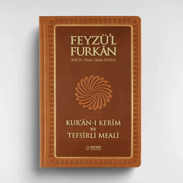 buyuk-ciltli-taba-on Feyzü'l Furkân Kur'ân-ı Kerîm ve Tefsirli Meali - Büyük Boy - Ciltli - TABA