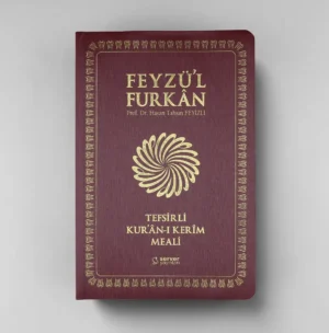 Feyzü'l Furkân Tefsirli Kur'ân-ı Kerîm Meali - Büyük Boy - İnce Cilt - Bordo