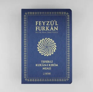 Feyzü'l Furkân Tefsirli Kur'ân-ı Kerîm Meali - Büyük Boy - İnce Cilt - Lacivert