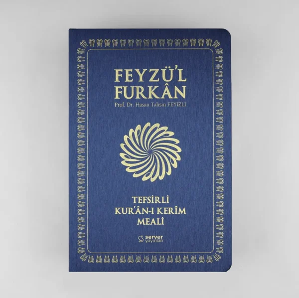 buyuk-ince-lacivert-on (1) Feyzü'l Furkân Tefsirli Kur'ân-ı Kerîm Meali - Büyük Boy - İnce Cilt - Lacivert