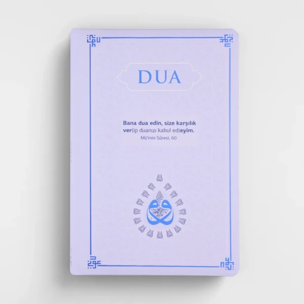 dua-lacivert-buyuk-boy-on DUA (Evrâd-ı Şerîfe) Büyük Boy - Arapça+Türkçe - LACİVERT
