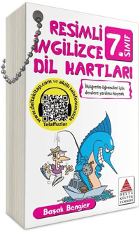 Delta Kültür Yayınları 7. Sınıf Resimli İngilizce Dil Kartları Delta Kültür