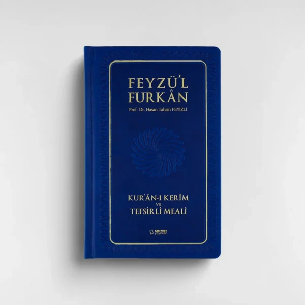 orta-ciltli-lacivert-on Feyzü'l Furkân Kur'ân-ı Kerîm ve Tefsirli Meali - Orta Boy - Ciltli - LACİVERT