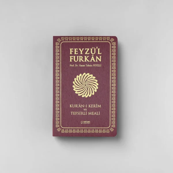 sempatikcep-ince-bordo-on Feyzü'l Furkân Kur'ânı Kerîm ve Tefsirli Meali (Sempatik Cep Boy - İnce Cilt - Bordo)