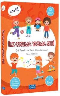 Anetil – İlk Okuma Yazma Seti  10 Kitap Set