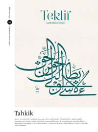 Teklif 2 Aylık Düşünce Dergisi Sayı: 23 Kasım 2025
