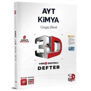 3D Yayınları AYT Kimya Video Destekli Defter