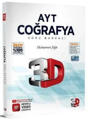 3D Yayınları 2025 AYT Coğrafya Soru Bankası