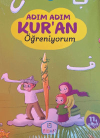 Adım Adım Kur'an Öğreniyorum Seti (3 Kitap + 1 Dvd)