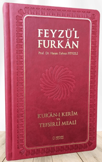 Feyzü'l Furkân Kur'ân-ı Kerîm ve Tefsirli Meali - Orta Boy - Ciltli - BORDO