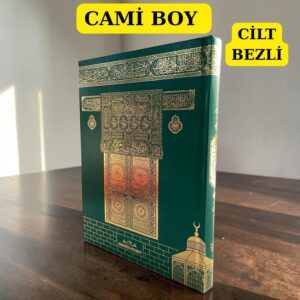 CAMİ BOY KURANI KERİM CİLT BEZLİ YEŞİL RENK
