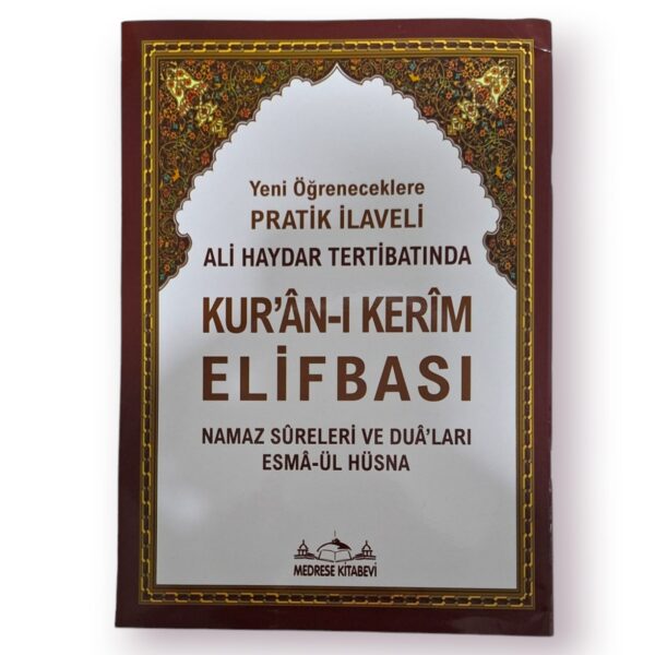 Pratik Tecvid İlaveli Ali Haydar Kur'an-ı Kerim Elifbası; (Rahle Boy)