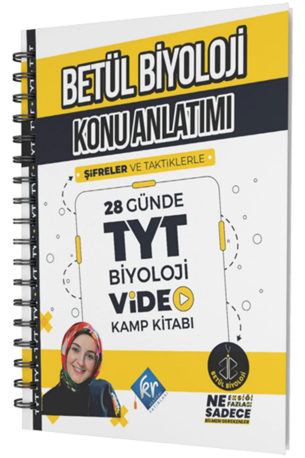 Kr Akademi Betül Hoca Biyoloji Konu Anlatımı 28 Günde TYT Biyoloji Video Kamp Kitabı