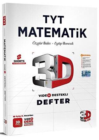 3D Yayınları TYT Matematik Video Destekli Defter